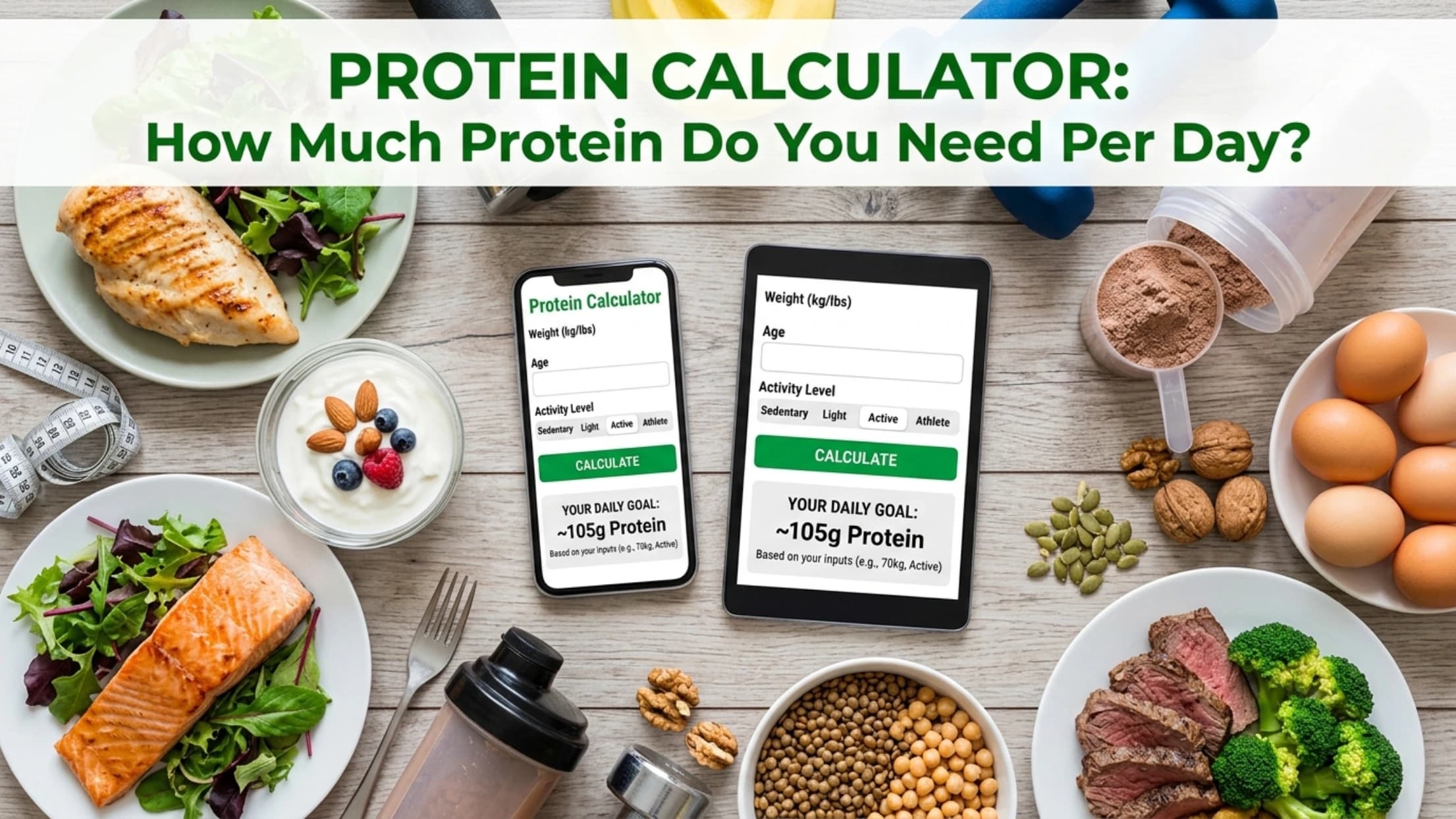 Protein Calculator: How Much Protein Do You Need Per Day?