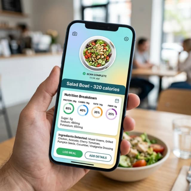 Identify step - Get food name and calories instantly
