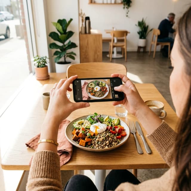 Snap step - Take a photo of your meal